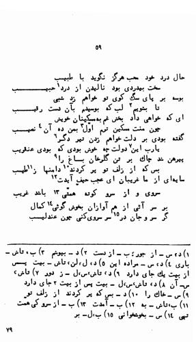 دیوان کمال الدین مسعود خجندی به کوشش آکادمی علوم اتحاد شوروی ۱-۱ - کمال الدین مسعود خجندی - تصویر ۷۹