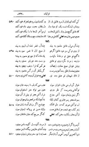 کلیات اشعار مولانا اهلی شیرازی به اهتمام و تصحیح حامد ربانی ۱۳۴۴ - تصویر ۳۱۹