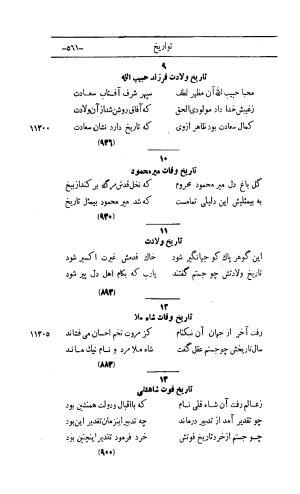 کلیات اشعار مولانا اهلی شیرازی به اهتمام و تصحیح حامد ربانی ۱۳۴۴ - تصویر ۶۴۷