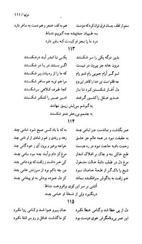 دیوان نشاط اصفهانی به کوشش دکتر حسین نخعی - تصویر ۱۱۲