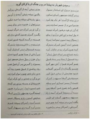 شهریارنامه عثمان مختاری غزنوی به کوشش دکتر غلامحسین بیگدلی - تصویر ۱۳۸