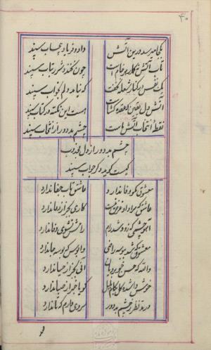 دیوان محمد بن محمدرضا مجذوب تبریزی شماره ثبت ۵۰۰۹ - تصویر ۴۴