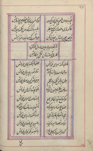 دیوان محمد بن محمدرضا مجذوب تبریزی شماره ثبت ۵۰۰۹ - تصویر ۹۸