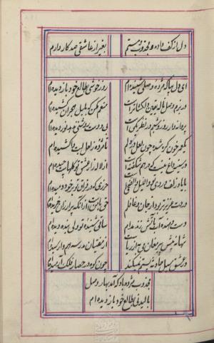 دیوان محمد بن محمدرضا مجذوب تبریزی کتابخانهٔ ملی ملک به شماره ثبت ۵۰۰۹ - تصویر ۱۵۱