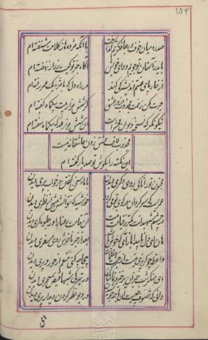 دیوان محمد بن محمدرضا مجذوب تبریزی کتابخانهٔ ملی ملک به شماره ثبت ۵۰۰۹ - تصویر ۱۵۸