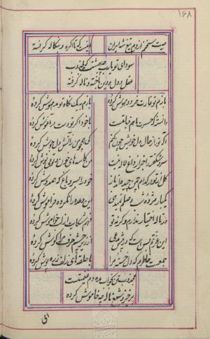 دیوان محمد بن محمدرضا مجذوب تبریزی کتابخانهٔ ملی ملک به شماره ثبت ۵۰۰۹ - تصویر ۱۷۲