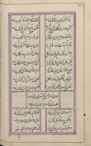 دیوان محمد بن محمدرضا مجذوب تبریزی کتابخانهٔ ملی ملک به شماره ثبت ۵۰۰۹ - تصویر ۱۷۴