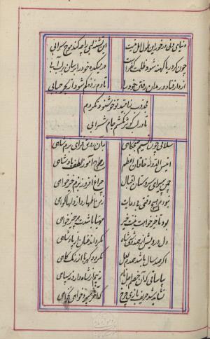دیوان محمد بن محمدرضا مجذوب تبریزی کتابخانهٔ ملی ملک به شماره ثبت ۵۰۰۹ - تصویر ۱۸۹