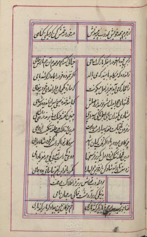 دیوان محمد بن محمدرضا مجذوب تبریزی کتابخانهٔ ملی ملک به شماره ثبت ۵۰۰۹ - تصویر ۱۹۱
