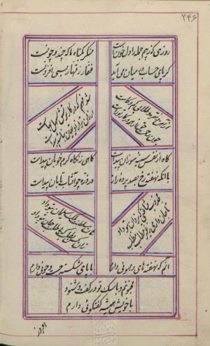 دیوان محمد بن محمدرضا مجذوب تبریزی کتابخانهٔ ملی ملک به شماره ثبت ۵۰۰۹ - تصویر ۲۵۰