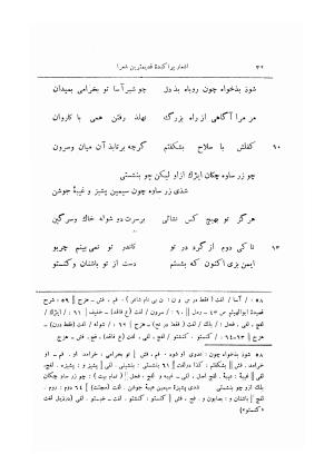 اشعار پراکنده قدیمی ترین شعرای فارسی زبان (از حنظله بادغیسی تا دقیقی «بغیر رودکی») - ژیلبر لازار - تصویر ۳۶