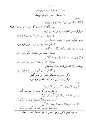 دیوان اشعار بابا فغانی شیرازی به کوشش احمد سهیلی خوانساری ۱۳۶۲ - بابافغانی - تصویر ۲۴۸