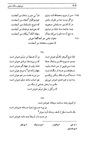 دیوان جامی ـ ج ۱ (فاتحة الشباب) - نور الدین عبدالرحمان جامی - تصویر ۳۰۴