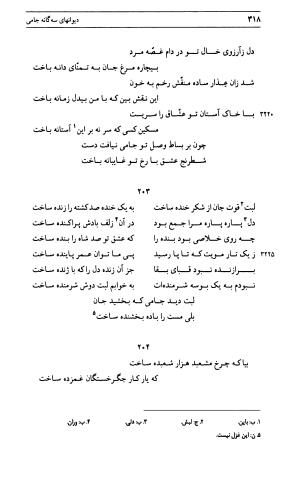 دیوان جامی ـ ج ۱ (فاتحة الشباب) - نور الدین عبدالرحمان جامی - تصویر ۳۱۸