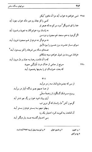 دیوان جامی ـ ج ۱ (فاتحة الشباب) - نور الدین عبدالرحمان جامی - تصویر ۳۸۶