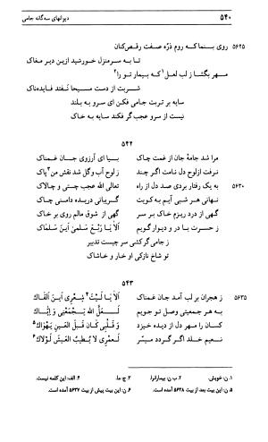 دیوان جامی ـ ج ۱ (فاتحة الشباب) - نور الدین عبدالرحمان جامی - تصویر ۵۴۰
