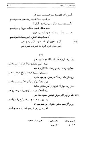 دیوان جامی ـ ج ۱ (فاتحة الشباب) - نور الدین عبدالرحمان جامی - تصویر ۶۰۳
