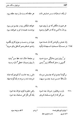 دیوان جامی ـ ج ۱ (فاتحة الشباب) - نور الدین عبدالرحمان جامی - تصویر ۸۵۶